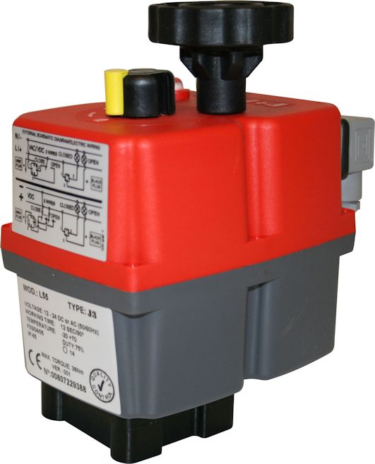 Art. EJ2/3L: elektrischer Schwenkantrieb, 12 + 24 V/DC